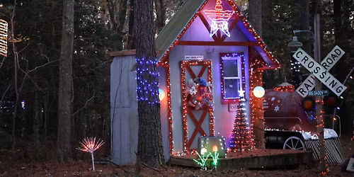 The Masters Hands at Christmas Lights on the Farm
