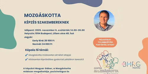 Mozg\u00e1skotta k\u00e9pz\u00e9s \u2013 gyakorlatorient\u00e1lt tov\u00e1bbk\u00e9pz\u00e9s szakembereknek