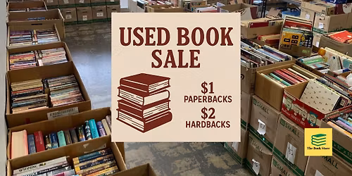 Used Book Sale at The Book Store!