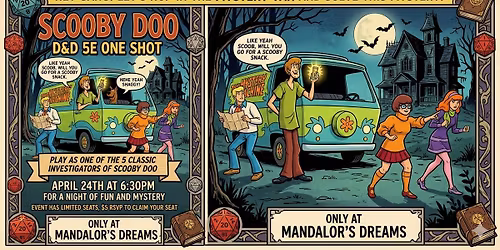 Scooby Doo Dnd one shot!