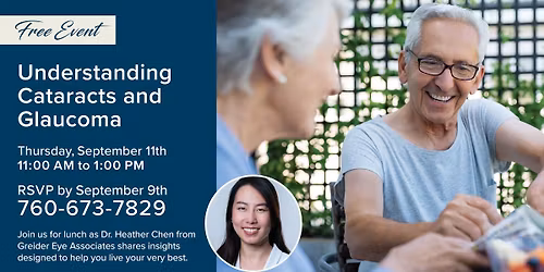 Free Lunch: Understanding Cataracts and Glaucoma