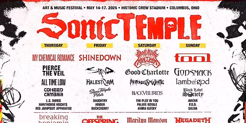 2026 Sonic Temple - Sunday at Historic Crew Stadium