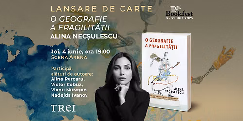 Lansare la Bookfest: \u201eO geografie a fragilit\u0103\u021bii \u201d de Alina Nec\u0219ulescu