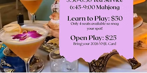 "With Love From Paris" - Tiles, Tea, & Tinis