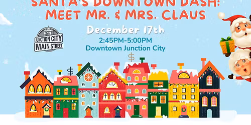 Santa\u2019s Downtown Dash: Meet Mr. & Mrs. Claus