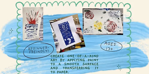 Play with Paint! Monotype Printmaking