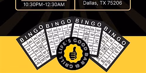 Music Bingo at Life's Good Bar & Grill
