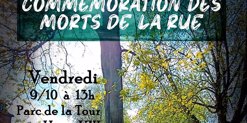 Comm\u00e9moration annuelle des Morts de la Rue