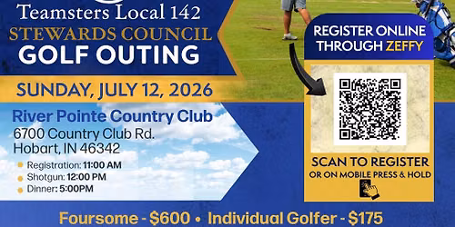 Teamsters Local 142 Stewards Council Golf Outing