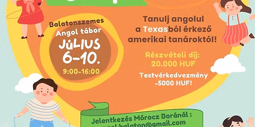 Angol t\u00e1bor - Balatonszemes