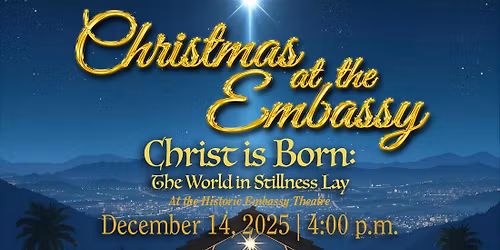 CLHS Presents: Christ is Born: The World in Stillness Lay
