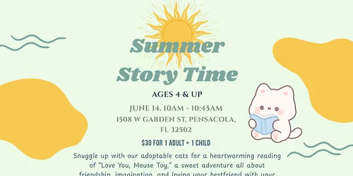 Summer Storytime - Ages 4 & up