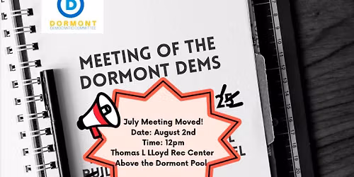 July Democratic Committee of Dormont Meeting