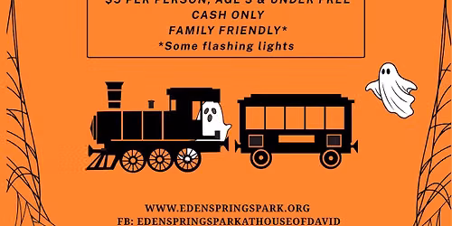 Eden Springs Park Halloween Train Rides