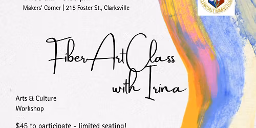 Fiber Art Class with Irina