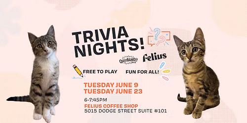 Trivia Nights at the Coffee Bar!