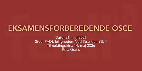 Eksamensforberedende OSCE 