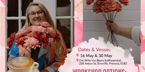 Paper Flower workshop Pretoria