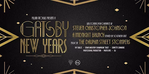 Pillars Mobile Presents a Gatsby New Years Celebration
