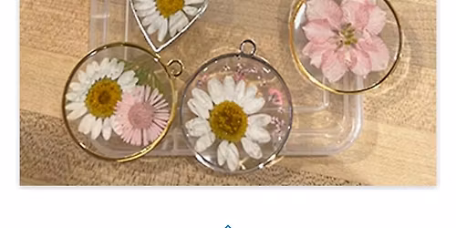 Resin Jewelry Workshop + Sip