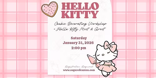 Hello Kitty Cookie Decorating