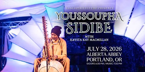 Youssoupha Sidibe w\/ Kavita Kat Macmillan @ Alberta Abbey in Portland