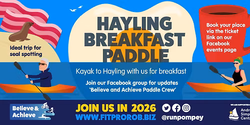 June 6th Kayak to Hayling Breakfast Paddle