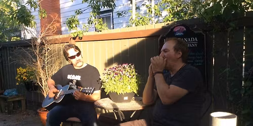 Tony Vani and Kenny Pauze at Upfront Cafe