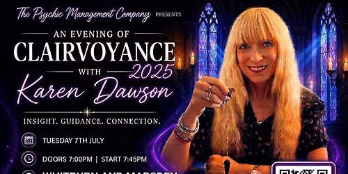 An Evening Of Clairvoyance With Karen Dawson - Whitburn & Marsden Social Club