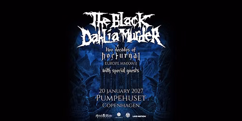 The Black Dahlia Murder | Pumpehuset, DK | 20. januar 2027