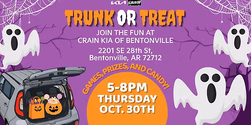 Trunk or Treat at Crain Kia of Bentonville