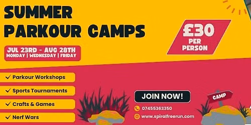 Spiral Freeruns Summer Holiday Camps