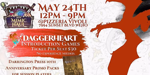 Pizzeria Vivoli Daggerheart Introduction Games by Mimic Haul