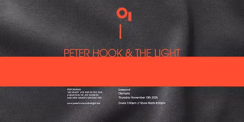 Peter Hook & The Light