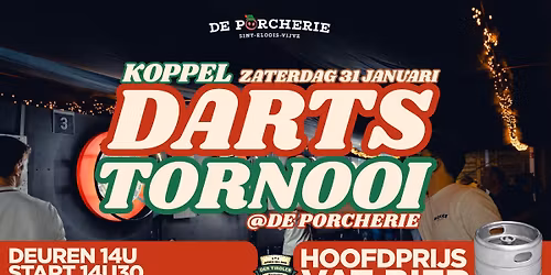 Porcherie Dartstornooi \ud83c\udfaf