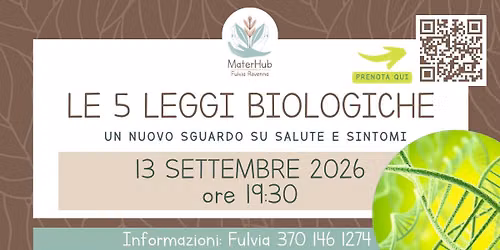 LE 5 LEGGI BIOLOGICHE