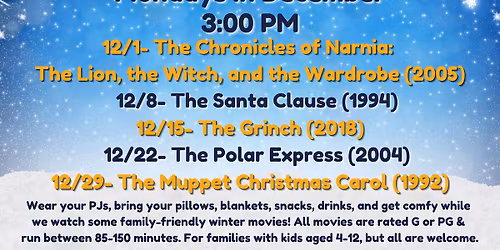 Family Movie Monday: The Chronicles of Narnia: The Lion, the Witch, and the Wardrobe (2005)
