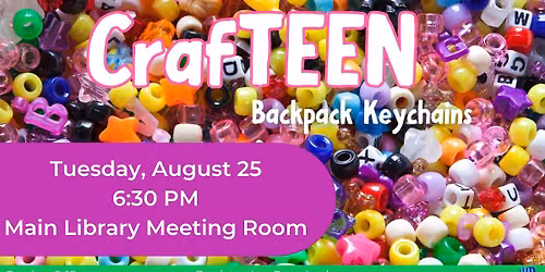 CrafTEEN: Backpack Keychain
