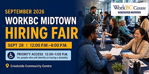 September WorkBC Midtown Hiring Fair