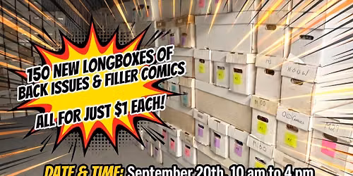 Captive Audience Comics 3rd Annual Clearance Sale