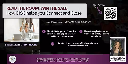 NV Real Estate CE Class - Read the Room, Win the Sale