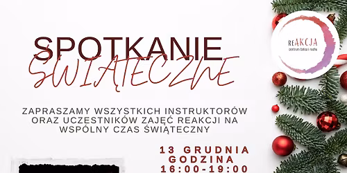 SPOTKANIE \u015aWI\u0104TECZNE W REAKCJI! \ud83c\udf84