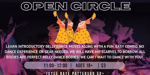 Blacksnake Bellydance Nov. 22 Open Circle