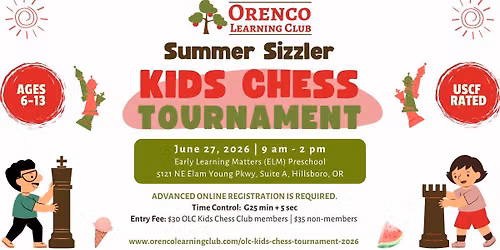 Summer Sizzler: OLC Kids Chess Tournament