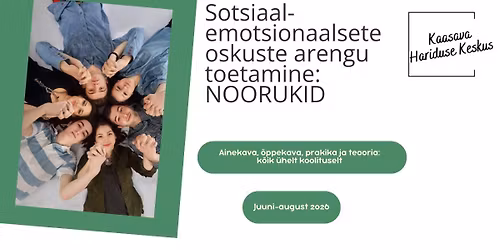 Sotsiaal-emotsionaalsete oskuste arengu toetamine: noorukid