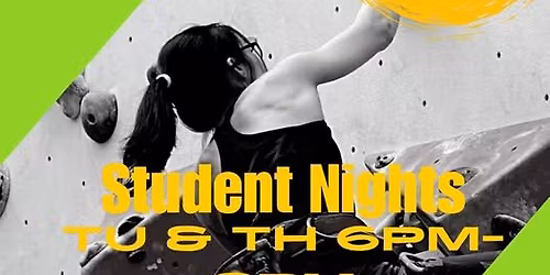 Student Nights! 6PM-8PM every Tuesday & Thursday