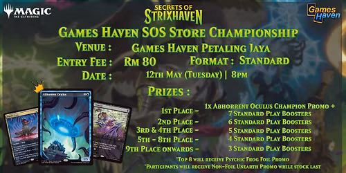 Games Haven PJ SOS Store Championship