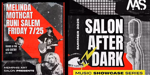Salon After Dark: Summer Music Showcase Series feat. feat. Melinda + Rubi Salem + Mothcat