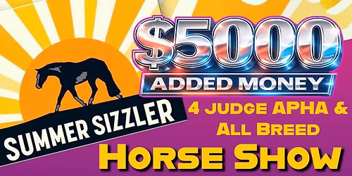 Summer Sizzler POR 4 Judge APHA\/All Breed Horse Show