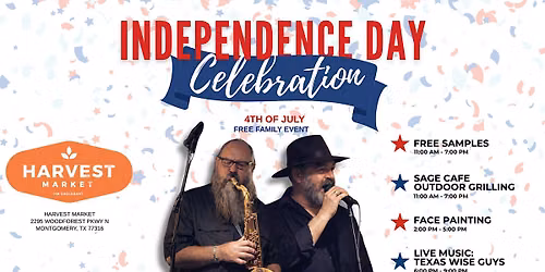 4th of July Celebration at Harvest Market Woodforest